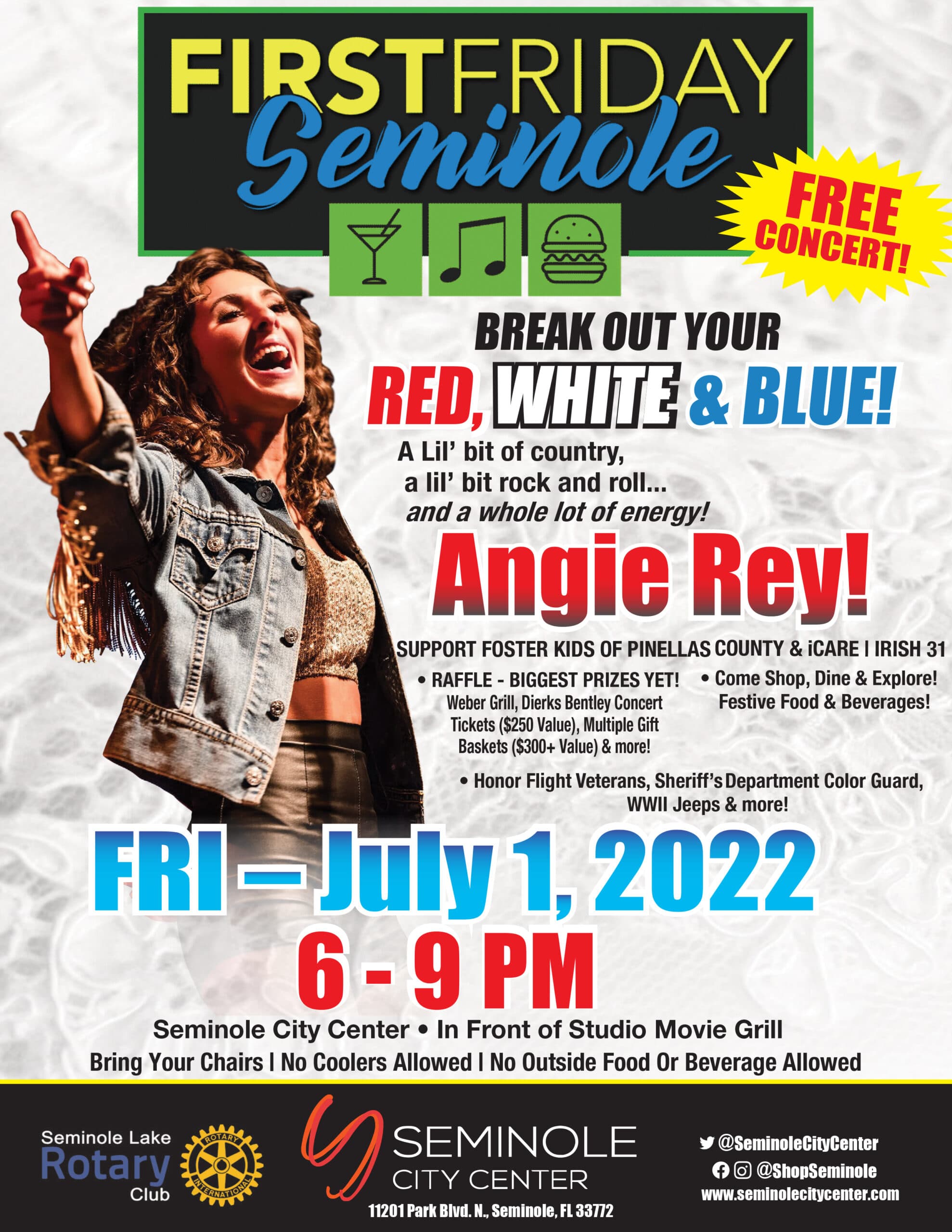 First Friday Seminole Angie Rey Seminole City Center