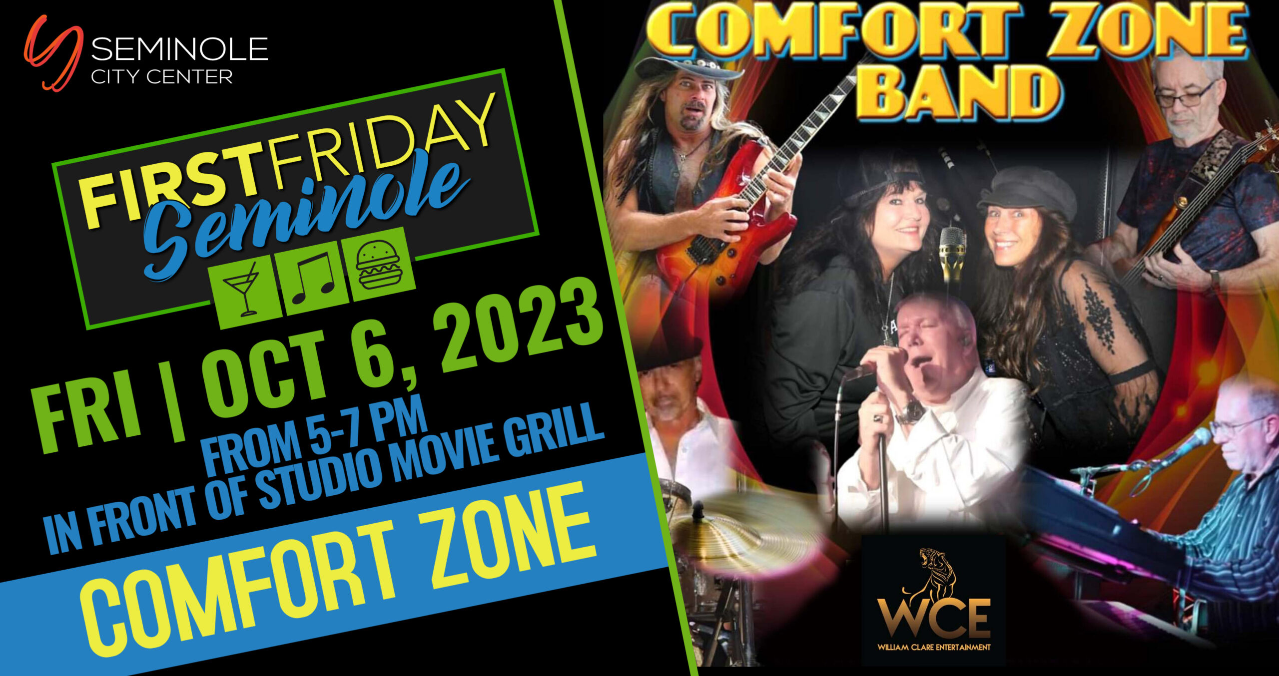First Friday Seminole Comfort Zone Seminole City Center